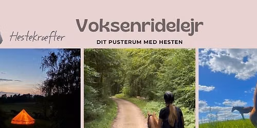 Voksen Ridelejr 2026 LUKKET for tilmeldinger