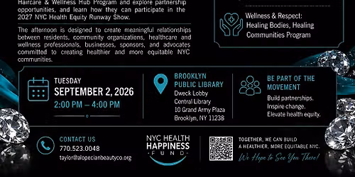 NYC Health Equity Runway Show Community Meet & Greet | Brooklyn