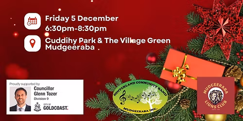 Christmas Music in Mudgeeraba Village with the Hinterland Community Band