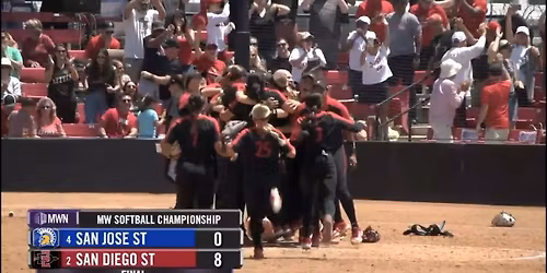 Boise State Broncos at San Diego State Aztecs Softball at SDSU Softball Stadium