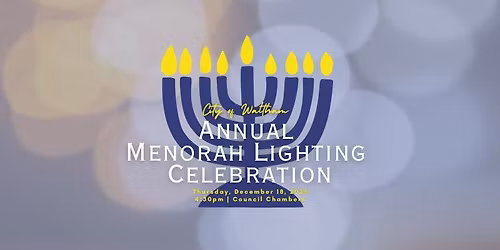 Annual Menorah Lighting