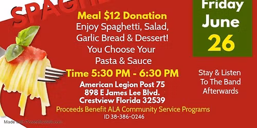 Auxiliary Spaghetti Dinner