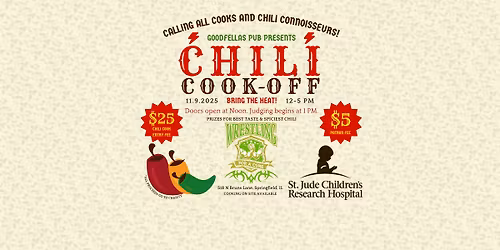 Chili Cook-Off for St Jude's