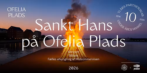 Sankthansaften p\u00e5 Ofelia Plads 