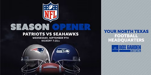 NFL Season Opener at Legacy Hall