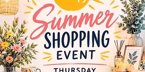 Chirpy Summer Shopping Event