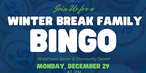 Winter Break Family Bingo