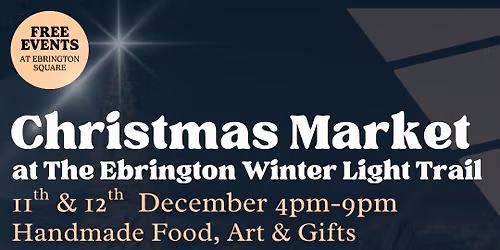 Christmas Market at Ebrington Winter Light Trail