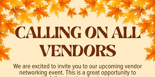 Vendor Networking Event