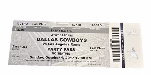 Dallas Cowboys at Los Angeles Rams at SoFi Stadium