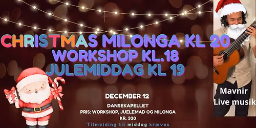 Julemilonga med Julemiddag ho ho ho