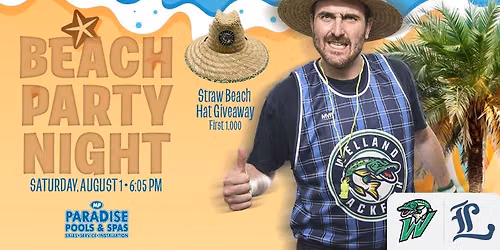 Beach Party Night presented by MP Paradise Pools & Spas