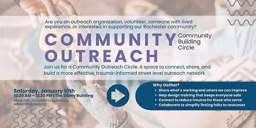 Community Outreach - Community Building Circle (Rooting & Rising)