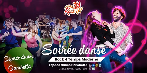 Soir\u00e9e danse Rock 4 temps \u00e0 Kim Kan
