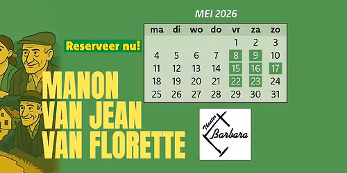 Manon van Jean van Florette - derde productie binnen abonnement