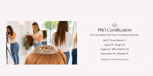 Hairlosophy Pro Certification