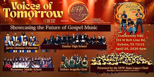 Voices of Tomorrow Concert