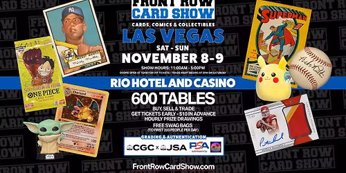 Las Vegas Front Row Card Show - Cards, Comics & Collectibles