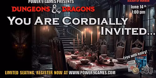 D&D Season of Horror: You Are Cordially Invited...