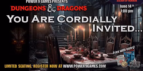 D&D Season of Horror: You Are Cordially Invited...