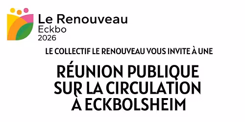 R\u00e9union publique circulation 