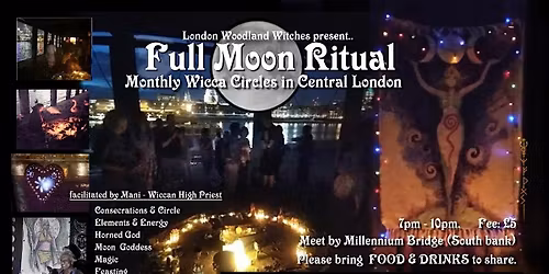 Full Moon Ritual (January'26) near river Thames -Central London