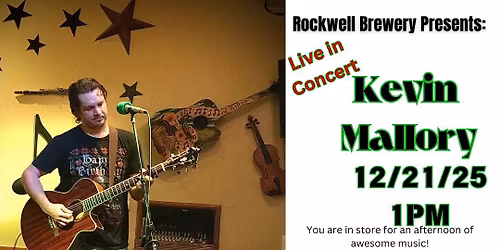 Kevin Mallory ALT ROCK @ Rockwell Brewery