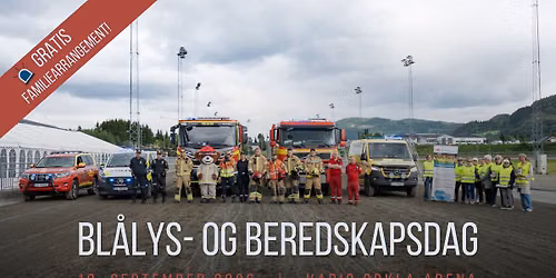 Bl\u00e5lys- og beredskapsdag \ud83d\ude92 | Gratis familiearrangement!