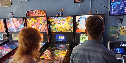904 PINBALL ZINE STERN ARMY MONTHLY AT KEG AND COIN ARCADE BAR