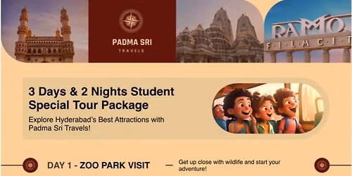 Hyderabad city tour for school students