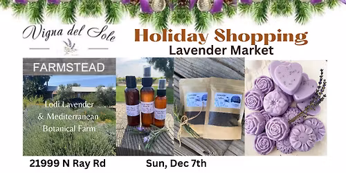 Holiday Shopping at the Lavender Market