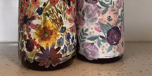 Try It Tuesdays: Wine Bottle Decoupage