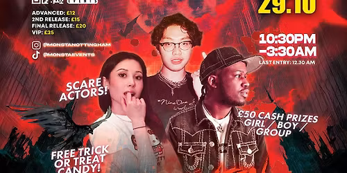 MONSTA NOTTINGHAM: HALLOWEEN RAGE PT 2 @ UNIT 13