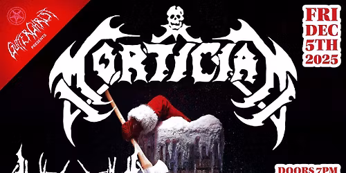 MORTICIAN FRIDAY DEC 5TH DINGBATZ CLIFTON NJ