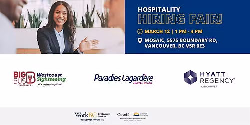 WorkBC Job Fair - Hospitality - NO REGISTRATION REQUIRED