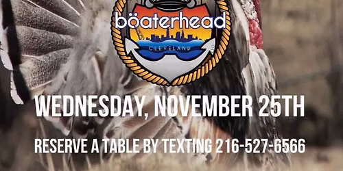 BOATERHEAD OVERSTUFFS THE LOCAL THE NIGHT BEFORE THANKSGIVING