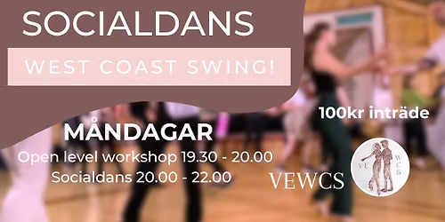 WCS - Socialdans M\u00e5ndagar - 9\/3 Uppsala