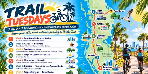 Pinellas Trail Tuesdays! Week 1: Demens Landing to Azalea