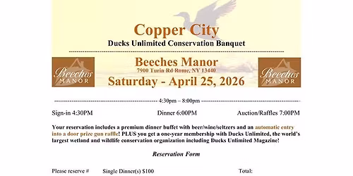 Ducks Unlimited Conservation Banquet