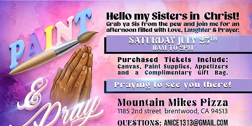 Pray & Paint Summer Edition