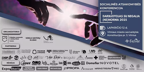 Socialin\u0117s atsakomyb\u0117s konferencija \u201eDarbuotojas su negalia: (ne)norma 2025\u201c