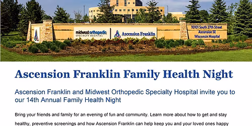 Ascension Franklin Family Health Night