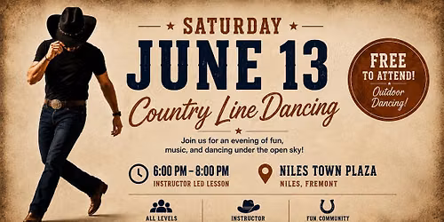 Summer Dance Series: Country Line Dancing