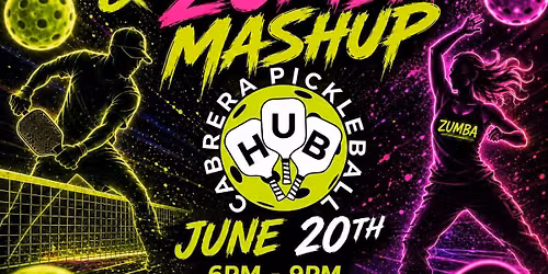 Glow-In-The-Dark Pickleball & Zumba Mashup