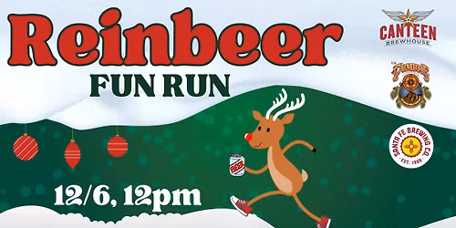 Reinbeer Fun Run starting at Canteen Brewouse