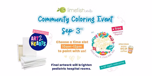 Community Coloring Event (Limefish Studio @ Flower Coffee Collective)