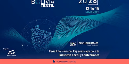 Feria Bolivia Textil 2026 — Salon Guarayos - Expocruz