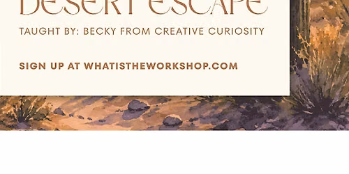 Watercolor Desert Escape