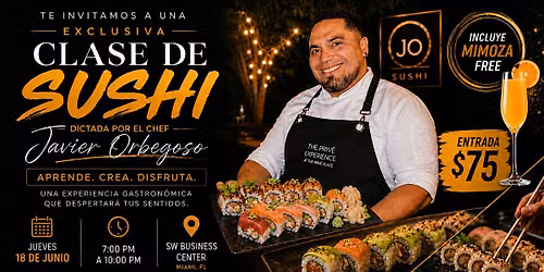 Clase de Sushi | Aprende a preparar tu propio sushi y vive una experiencia