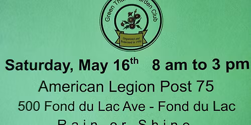 Green Thumb Garden Club Annual Plant Sale